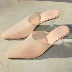 NWT Neous Electra Mules in Blush 37.5